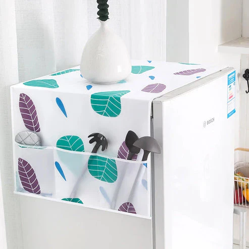 WaterProof and DustProof Refrigerator Cover (with 6 pockets): g - Image 7
