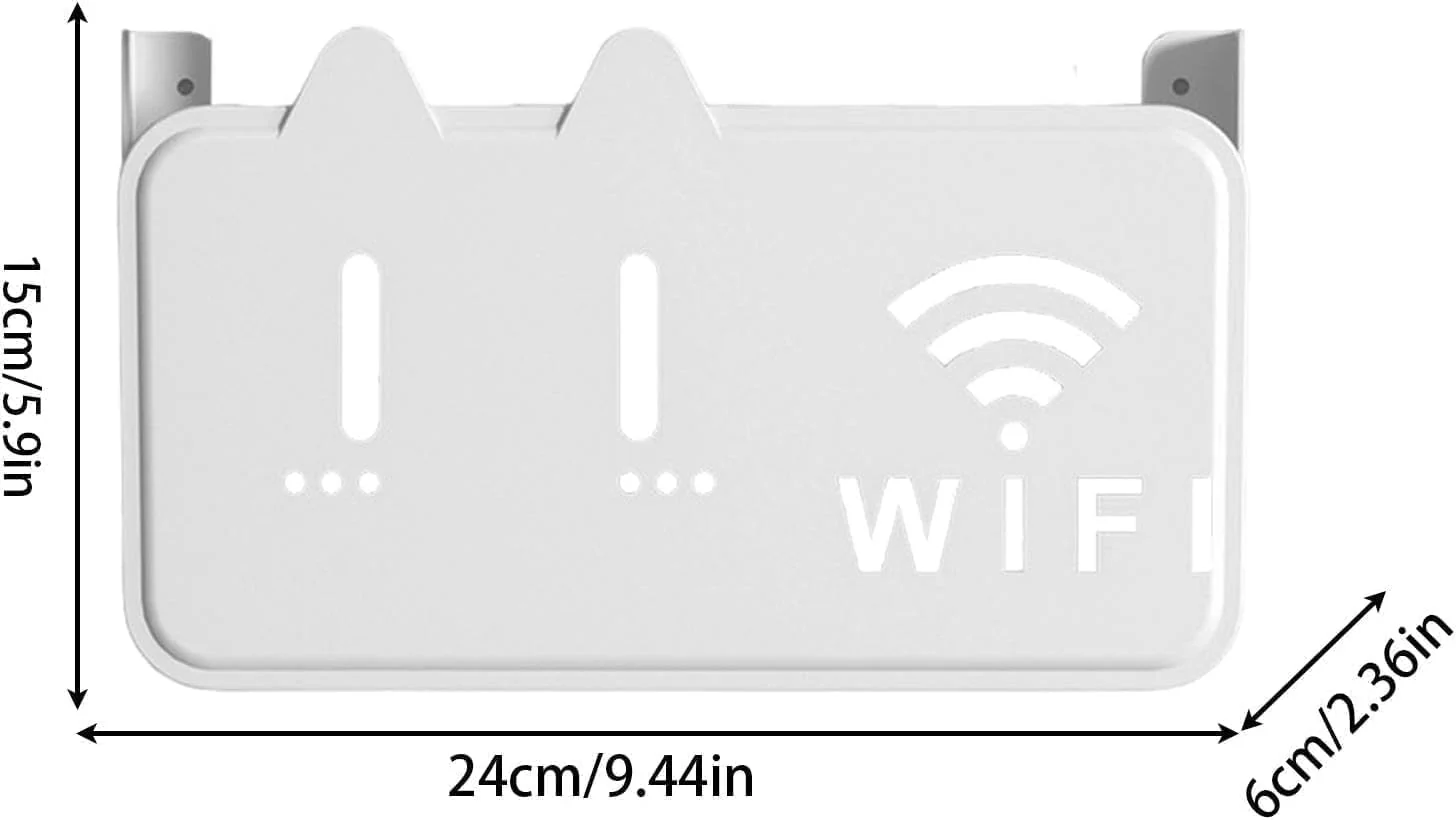 WiFi Router Storage Box – Cable Organizer & Wall Mount Cover .g - Image 3