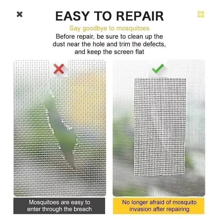 Magic Window Screen Repair Roll- Fix broken Mesh Windows.g - Image 4