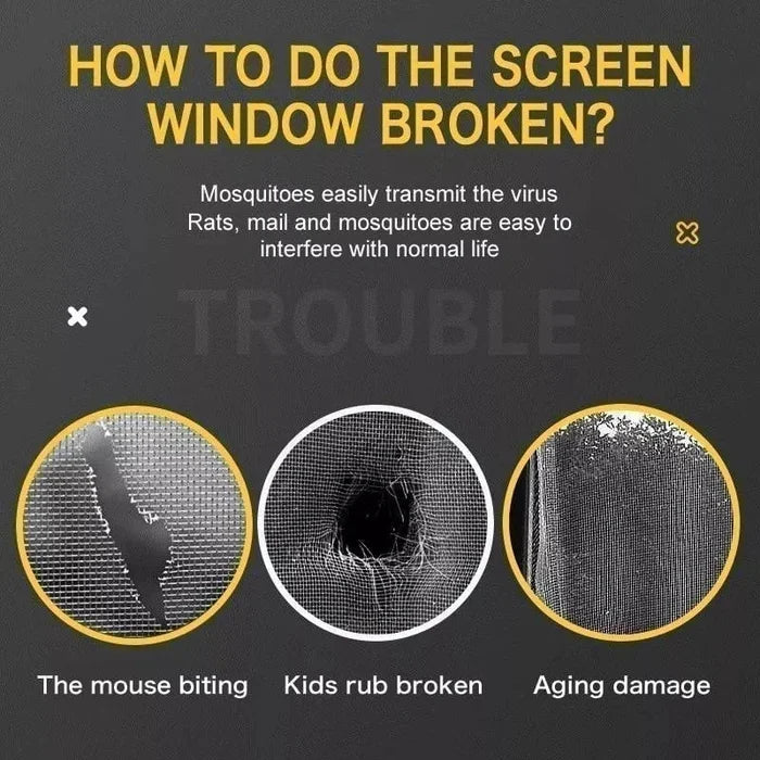 Magic Window Screen Repair Roll- Fix broken Mesh Windows.g - Image 8